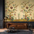 Galerie DB33306M - Daisy Bennett Floral Gold Galerie Wallpaper Mural - shown in room setting