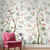 Galerie DB32400M - Daisy Bennett Floral Green Galerie Wallpaper Mural - shown in room setting