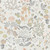 Galerie 22004 - Fagring Floral Silver Grey Galerie Wallpaper roll - luxury design for UK feature walls