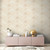 Galerie FL61131 - Flourish Floral Beige Galerie Wallpaper - texture close-up detail