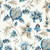 Clarke & Clarke W0198-03 - Secret Garden Contemporary Floral Blue Clarke & Clarke Wallpaper roll - luxury design for UK feature walls
