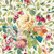Clarke & Clarke W0139-04 - Exotica 2 Classic Floral Green Clarke & Clarke Wallpaper roll - luxury design for UK feature walls