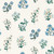 Clarke & Clarke W0194-03 - Secret Garden Contemporary Floral Blue Clarke & Clarke Wallpaper roll - luxury design for UK feature walls
