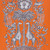 Clarke & Clarke W0102-02 - Animalia Abstract & Graphic Orange Clarke & Clarke Wallpaper roll - luxury design for UK feature walls