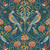 Morris & Co DMSW216686 - Melsetter Classic Floral Blue Morris & Co. Wallpaper roll - luxury design for UK feature walls