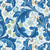Morris & Co MVOW217335 - Bedford Park Botanical Blue Morris & Co. Wallpaper roll - luxury design for UK feature walls