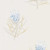 Sanderson DART216327 - Curios Contemporary Floral Blue Sanderson Wallpaper roll - luxury design for UK feature walls