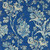 Sanderson DGDW217323 - Sanderson x Giles Deacon Classic Floral Blue Sanderson Wallpaper roll - luxury design for UK feature walls