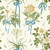Sanderson DGDW217311 - Sanderson x Giles Deacon Classic Floral Blue Sanderson Wallpaper roll - luxury design for UK feature walls