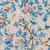 Sanderson DOSW217035 - Sanderson One Sixty Leaves & Trees Blue Sanderson Wallpaper roll - luxury design for UK feature walls