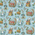 Sanderson DDIW217286 - Disney Home X Sanderson Kids Blue Sanderson Wallpaper roll - luxury design for UK feature walls