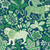Scion NART112806 - Garden of Eden Animals Blue Scion Wallpaper roll - luxury design for UK feature walls