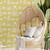 FD26434_Seychelles Whimsical safari motif yellow white Fine Decor Wallpaper