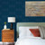 FD26526_Hannah Chevron Stripe Navy Fine Decor Wallpaper