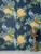 M1661_Crown Exotic, Bird, Dramatic Navy Blue Yellow Blue Fine Decor Wallpaper