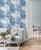 M1675_Crown Dramatic, Soft, Cool Blue Pink White Fine Decor Wallpaper