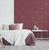 Fine Decor Crown Dark Damask Velvet Deep Red Maroon Gold Wallpaper M1680