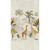 WH45241M-Welcome Home Murals Animal Beige, Yellow, Pink Galerie Mural