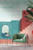 WH45255M-Welcome Home Murals Novelty Blue, Green, Pink Galerie Mural
