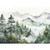 WH45264M-Welcome Home Murals Tree Leaf Grey, Green, White Galerie Mural