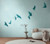 WH45285M-Welcome Home Murals Bird Blue Galerie Mural
