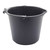 Rodo - 3 Gallon Black Plastic Bucket