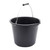 Rodo - 3 Gallon Black Plastic Bucket