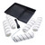 Rodo - 9" x 1.75" 5 sleeve Microfibre Roller Kit - Plastic Handle