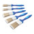 Rodo - 5pc No Bristle Loss Paint Brush Set