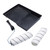 Rodo - 9" x 1.75" Twin Medium Pile Microfibre Roller Kit - Plastic Handle