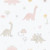 283-1 - Bambino Dino Pink Grey Galerie Wallpaper