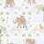 285-1 - Bambino Elefun Pink Blue Green Galerie Wallpaper