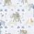 285-2 - Bambino Elefun Blue Beige Grey Galerie Wallpaper