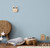 294-2 - Bambino Dropy Plain Blue Galerie Wallpaper