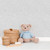 294-5 - Bambino Dropy Plain Black White Galerie Wallpaper