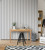 G78572 - Kids and Teens Multi Stripe Silver Grey Galerie Wallpaper