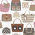 G78582 - Kids and Teens Purses Beige Bronze Brown Pink Galerie Wallpaper