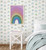 G78585 - Kids and Teens Rainbo-Ho Blue Green Purple Lilac Galerie Wallpaper