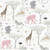 G78589 - Kids and Teens Savannah Silver Grey Beige Pink Galerie Wallpaper