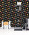 G78596 - Kids and Teens Solar System Black Blue Orange Galerie Wallpaper