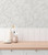 HY82121 - Hygge Home Trailing Vines Motif Silver Grey Galerie Wallpaper