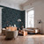 HV41074 - Havana 2 Motif Blue Silver Grey Galerie Wallpaper