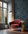 HV41074 - Havana 2 Motif Blue Silver Grey Galerie Wallpaper