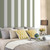 5062-2 - Essential Stripes KING Green Galerie Wallpaper