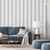 9810-1 - Essential Stripes LANE STRIPE Blue Silver Grey Galerie Wallpaper