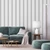 9810-3 - Essential Stripes LANE STRIPE Black Silver Grey Galerie Wallpaper
