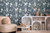 CL65226 - Cosmo Living Petal Poetry - Unfold Blue Silver Grey Galerie Wallpaper