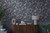 CL65230 - Cosmo Living Still Bloom- Poetry Blue Bronze Brown Red Galerie Wallpaper