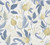 CL65233 - Cosmo Living Still Bloom- Poetry Blue Yellow Galerie Wallpaper
