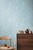 CL65242 - Cosmo Living Golden Fern - Glow Blue Galerie Wallpaper